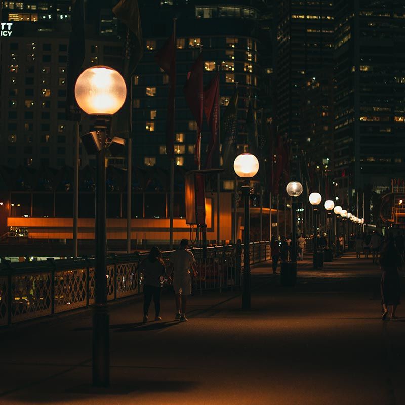 TRABAJOS DE ALUMBRADO PÚBLICO EN ALTURA